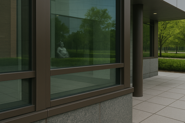 mirrors in storefronts