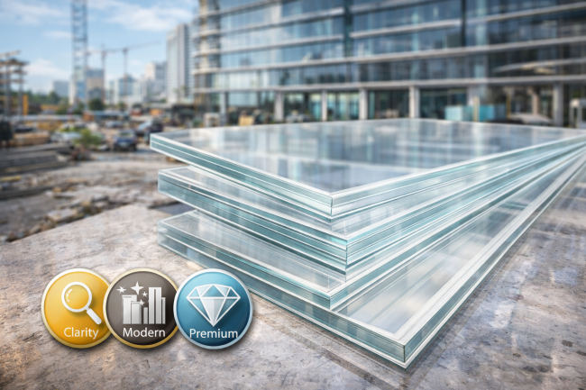 Low-iron clear glass