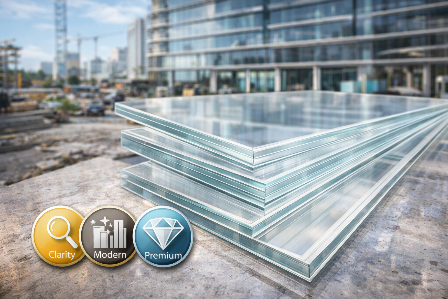 Low-iron clear glass