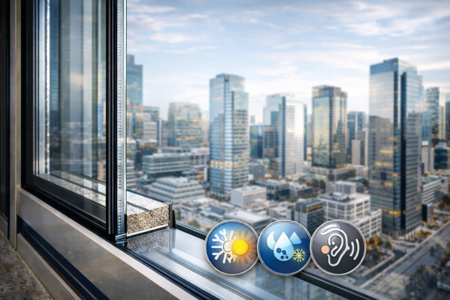 IG units construction - insulated glass units