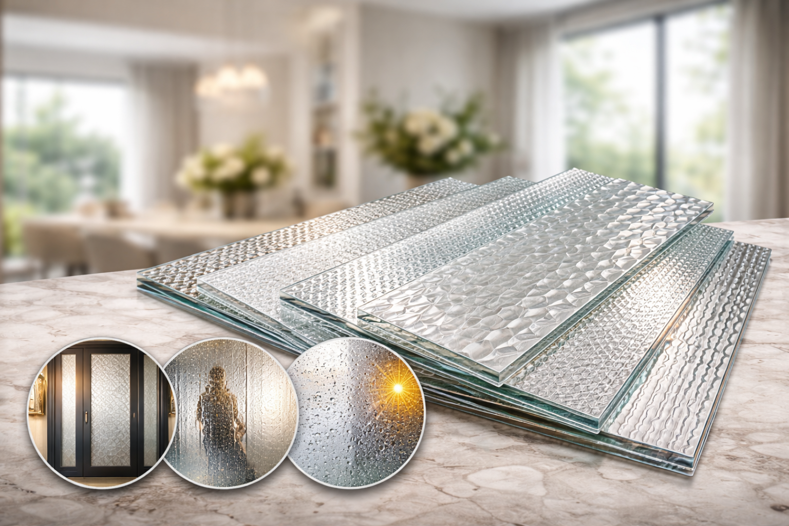 decorative architectural glass - patterned glass