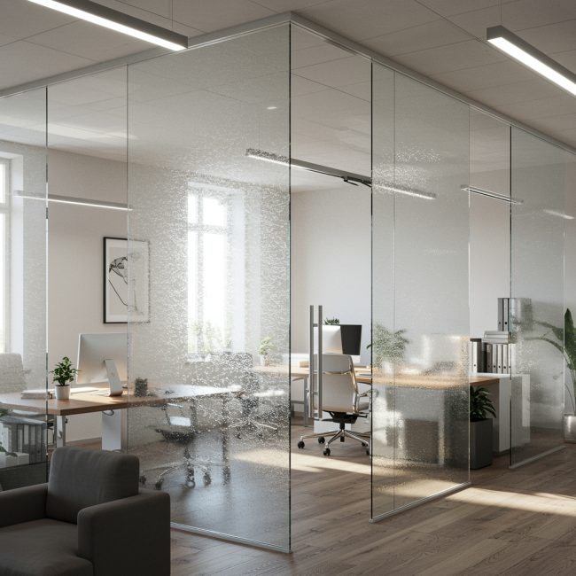 commercial patterned glass