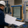Can Fire-Rated Glass Be Custom Cut? Dimensions, Ordering, And Project Considerations: glazing professional verifying dimensions for custom-cut fire-rated glass